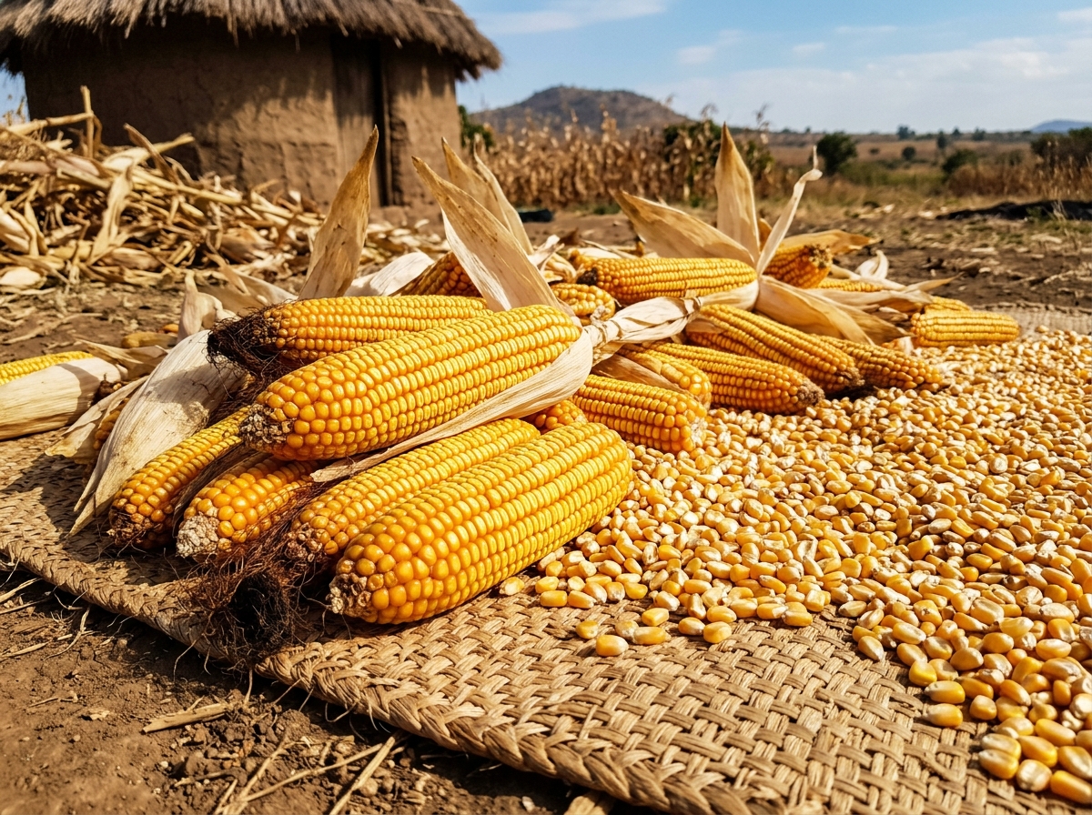 Dry White Maize Grain